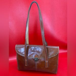 Patricia Nash Italian Leather Satchel Purse